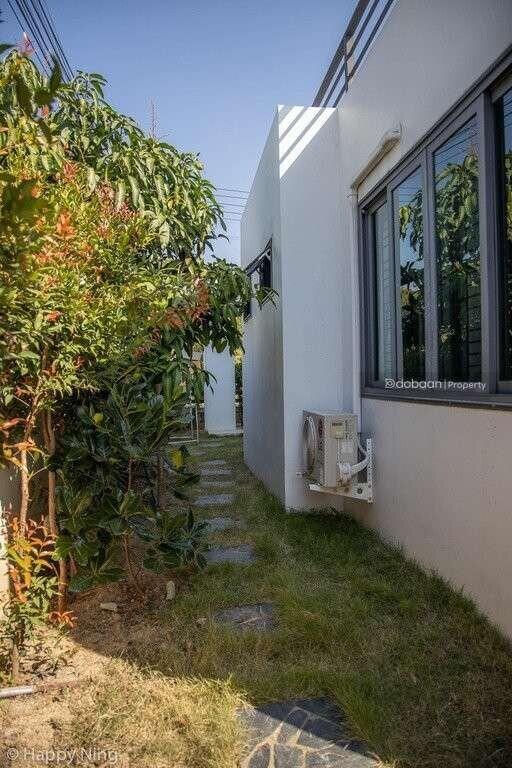 2-story detached house with 3 bedrooms and 2 bathrooms in a development near Chiang Mai Airport.