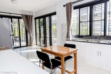 2-story detached house with 3 bedrooms and 2 bathrooms in a development near Chiang Mai Airport.