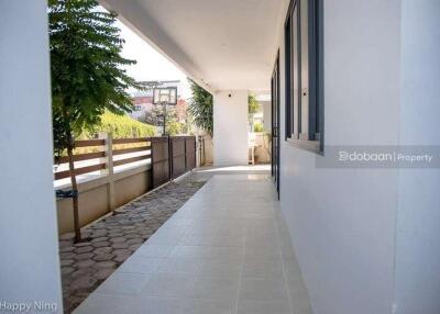 2-story detached house with 3 bedrooms and 2 bathrooms in a development near Chiang Mai Airport.