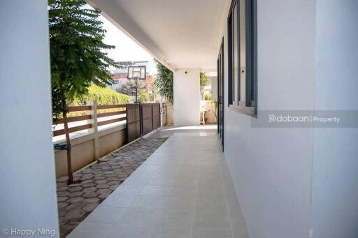 2-story detached house with 3 bedrooms and 2 bathrooms in a development near Chiang Mai Airport.