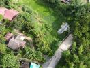 Aerial view of property with boundary marked