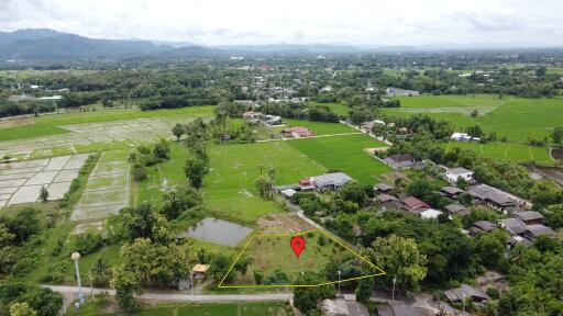 Aerial view of property and surrounding area