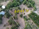 Aerial view of large plot of land for sale