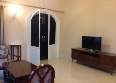 Living room with furniture and TV