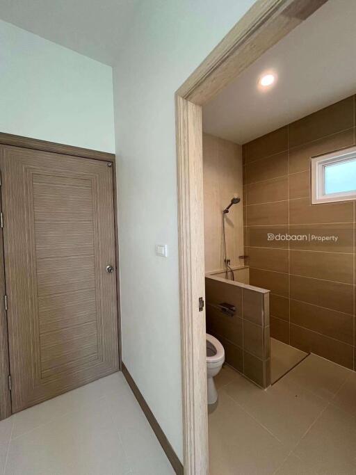 1-story detached house, 3 bedrooms, 2 bathrooms, San Sai zone, near HomePro San Sai.