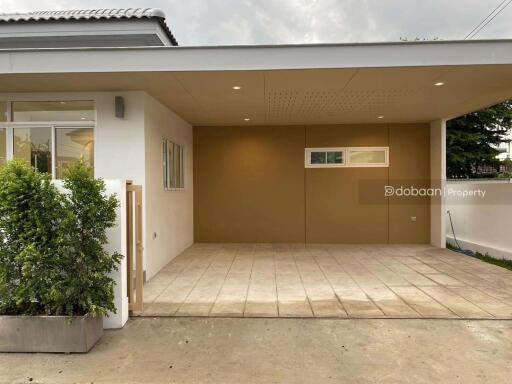 1-story detached house, 3 bedrooms, 2 bathrooms, San Sai zone, near HomePro San Sai.