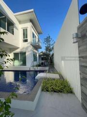 Pool villa, 4 bedrooms, 5 bathrooms, San Phisuea zone, near Ruamchok.