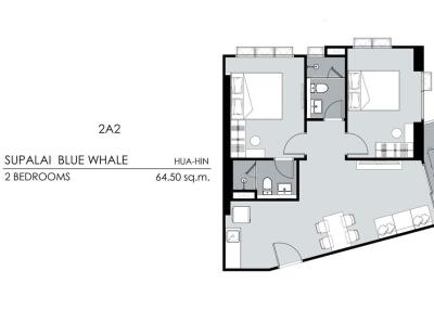 Supalai Blue Whale 2 Bedroom Condo Hua Hin