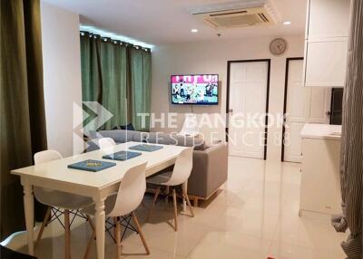 Sukhumvit Living Town BTS ASOKE 2 Bed 1 Bath  C1812140446