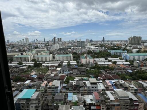 City view from balcony