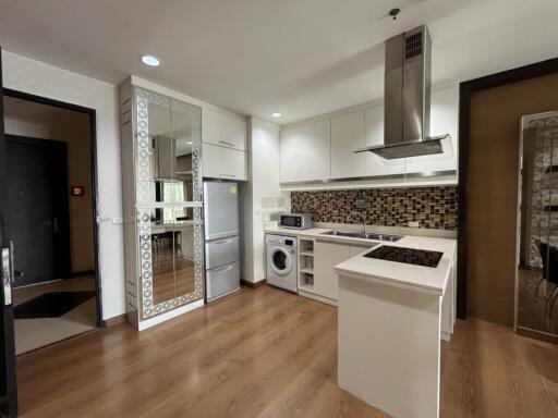 Modern kitchen with island and appliances