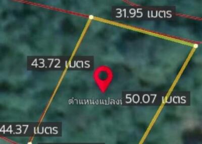 Land plot dimensions and location