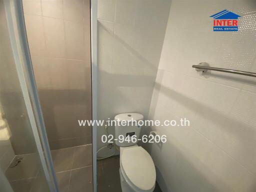 Bathroom with shower and toilet