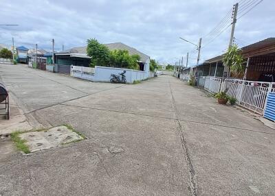 Street view of residential area