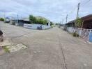 Street view of residential area