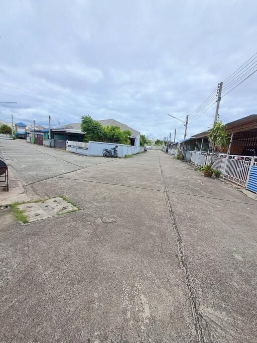 Street view of residential area