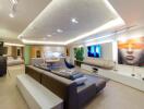 Modern main living area with open kitchen and contemporary design