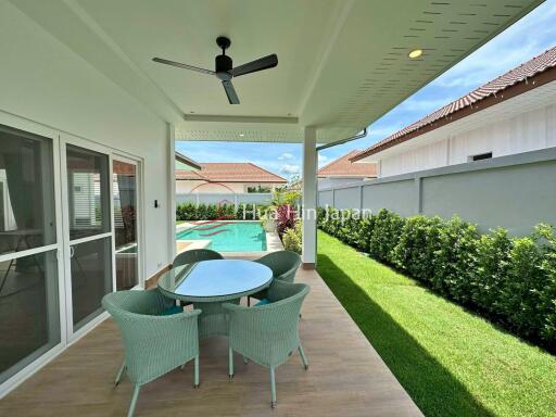 A Newly Completed 3 Bedroom Pool Villa for Rent inside Popular Mali Boutique Project in Hua Hin