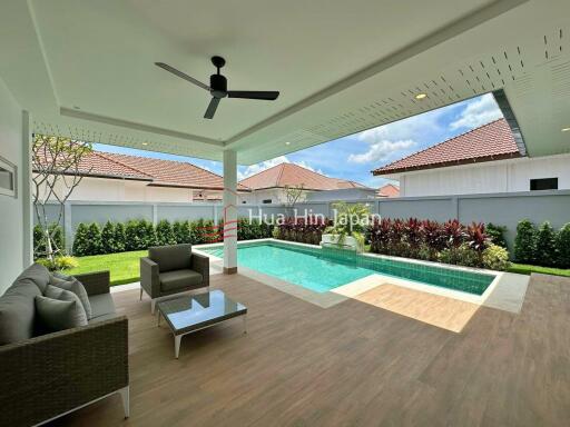 A Newly Completed 3 Bedroom Pool Villa for Rent inside Popular Mali Boutique Project in Hua Hin