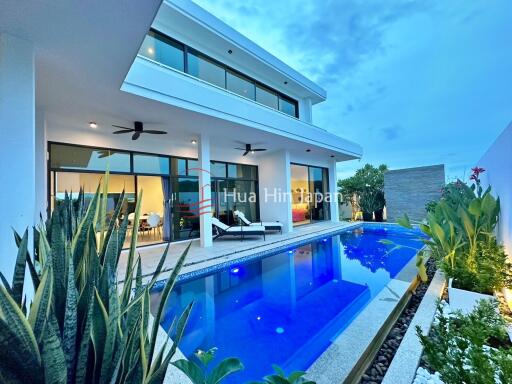 Modern 3 Bedroom Pool Villa in La Lua Resort Project for Sale, Very Close to Pineapple Valley Golf in Hua Hin