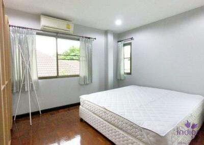 Renovated furnished 3 bedroom house with a big garden for rent in Nong Hoi, Chiang Mai. Near Varee School.