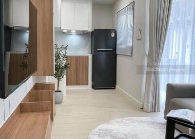 1-bedroom, 1-bathroom condo located in the Chiang Mai city area, close to Chiang Mai Airport.