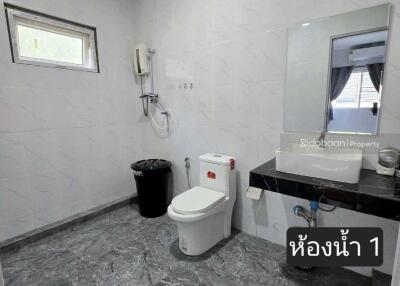 A single-story detached house with 3 bedrooms and 2 bathrooms, located in the Hang Dong area, close to Big C Supercenter Hang Dong 2.