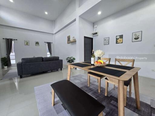 A single-story detached house with 3 bedrooms and 2 bathrooms, located in the Hang Dong area, close to Big C Supercenter Hang Dong 2.