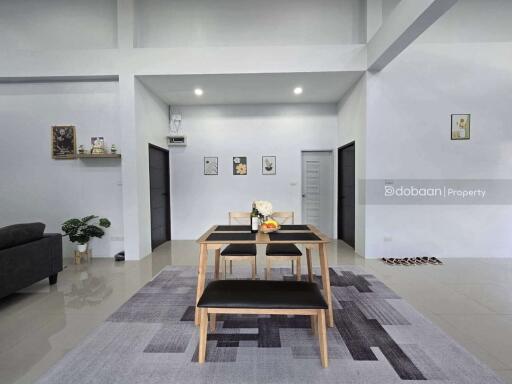 A single-story detached house with 3 bedrooms and 2 bathrooms, located in the Hang Dong area, close to Big C Supercenter Hang Dong 2.