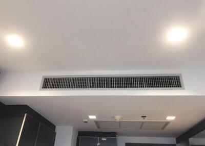 Modern kitchen ceiling with ventilation