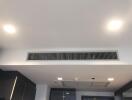 Modern kitchen ceiling with ventilation