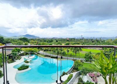 Luxury Pool View and Mountain View Condo For Sale in Bang Saray