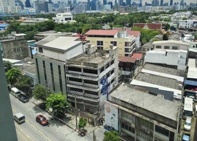 View of urban area with multiple buildings and city skyline