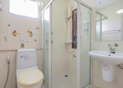 Bathroom with shower and toilet