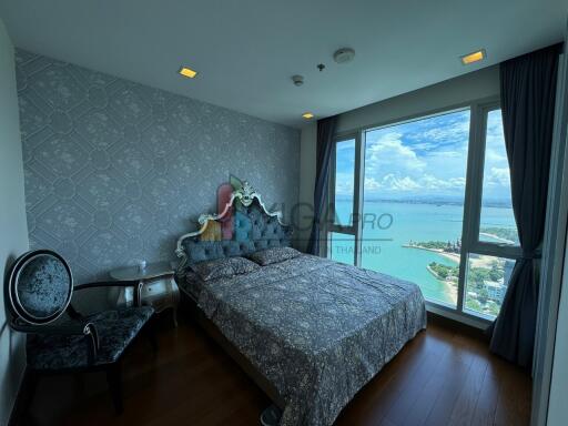 Bedroom with ocean view