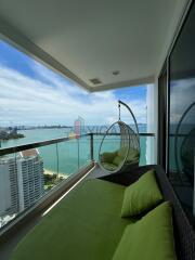 Balcony with ocean view