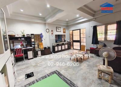 Spacious and well-lit living room