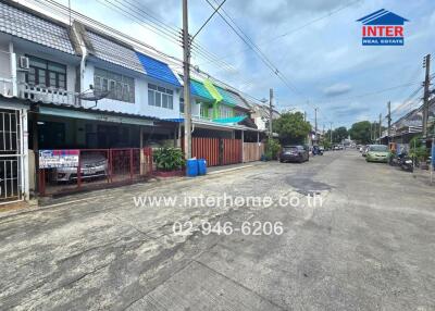 View of residential street with multiple houses