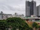 View of nearby buildings and greenery