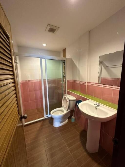 Bathroom with shower and toilet