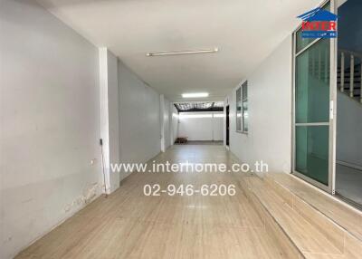 Empty hallway or garage space in a property