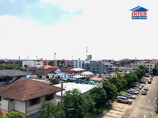 View of a residential area from a higher vantage point