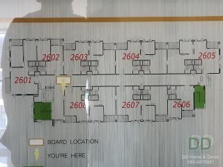 Floor plan of apartment building