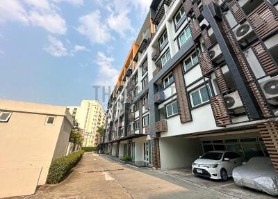 Exterior of a modern multi-story residential building