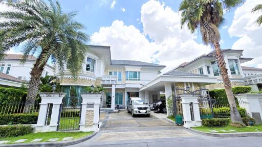 Front view of a modern residential house