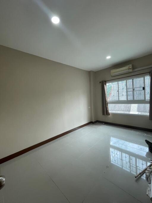 Spacious bedroom with natural light