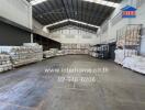 Spacious warehouse with ample storage space