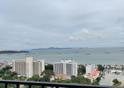 Ocean view from a balcony