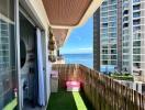 Balcony with ocean view