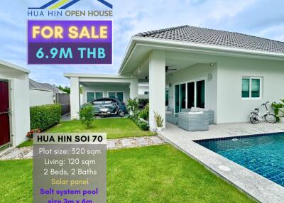 House with pool for sale in Hua Hin